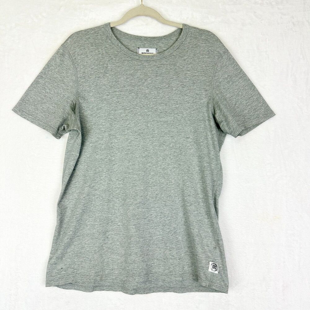 Reigning Champ Men's Cotton Short Sleeve Tee Shirt Size Medium Gray
